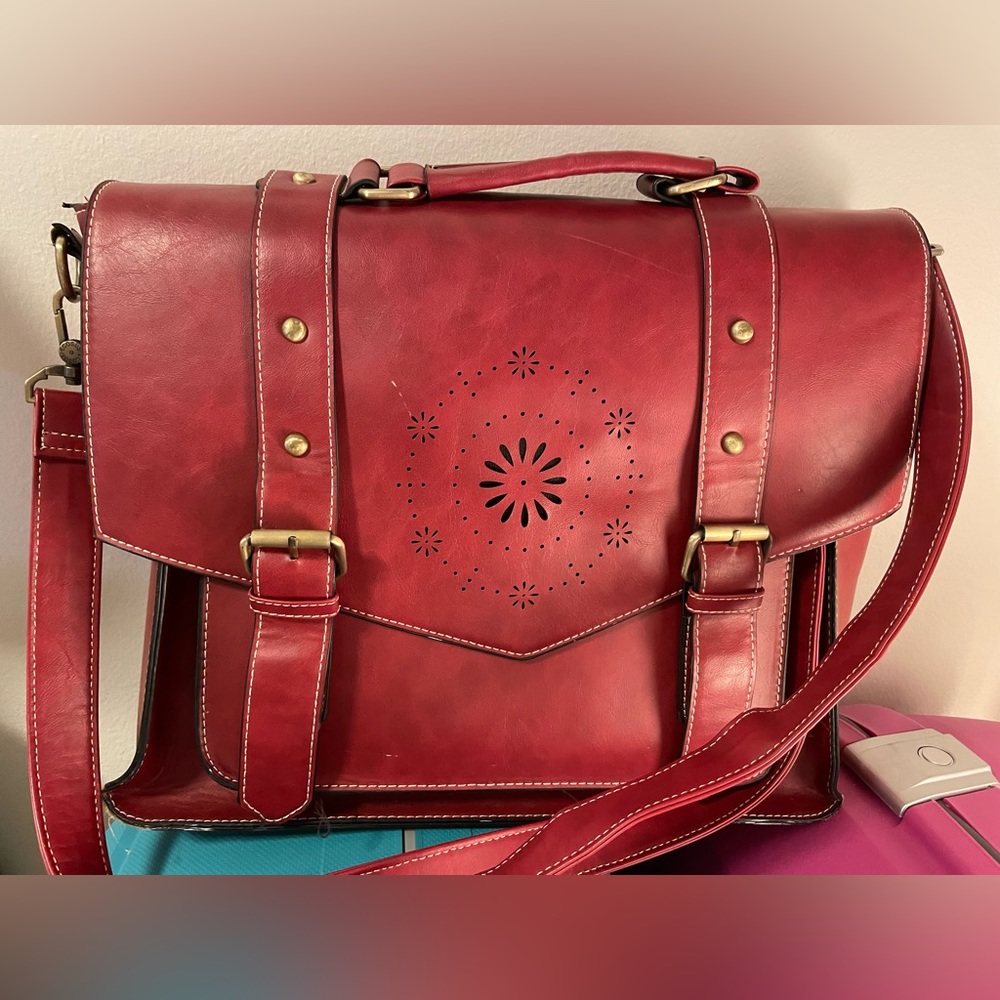 ECOSUSI Briefcase Cambridge Laptop Bag